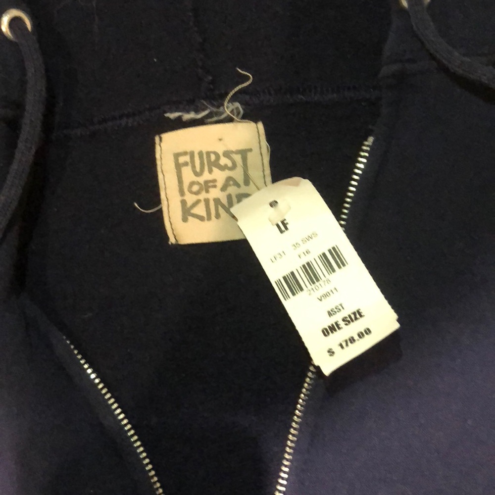 Oversized “Furst of a Kind” Full Zip Hoodie